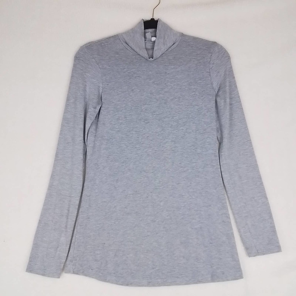 ASOS Basic Turtleneck Top Size 4 in‎ Heather Grey